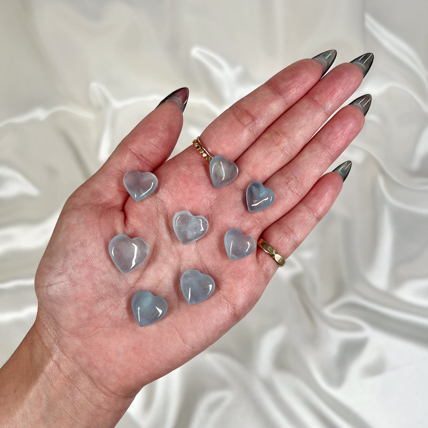 Aquamarine Mini Heart