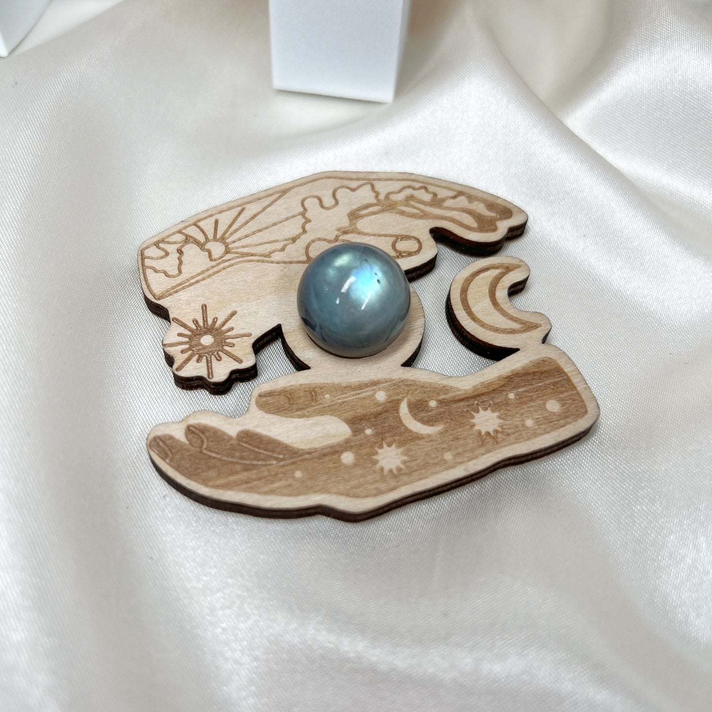 Celestial Wooden Sphere Stand