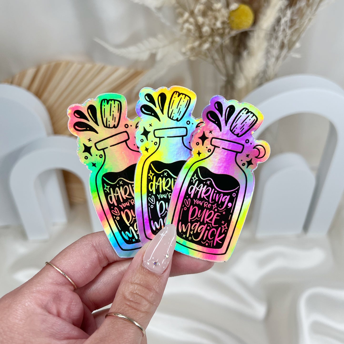 Pure Magick Holographic Sticker