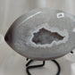 Druzy Agate Evil Eye on Stand