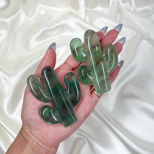 Green Fluorite Cactus