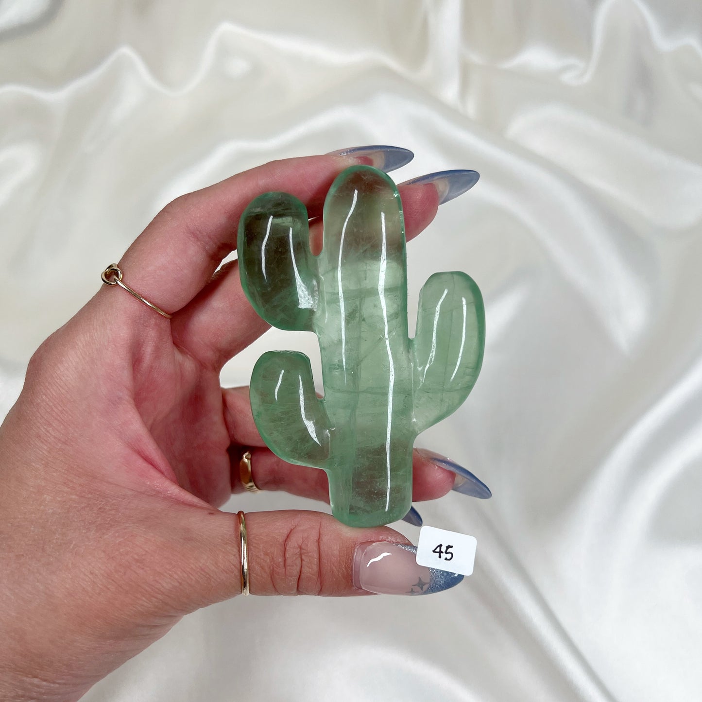 Green Fluorite Cactus