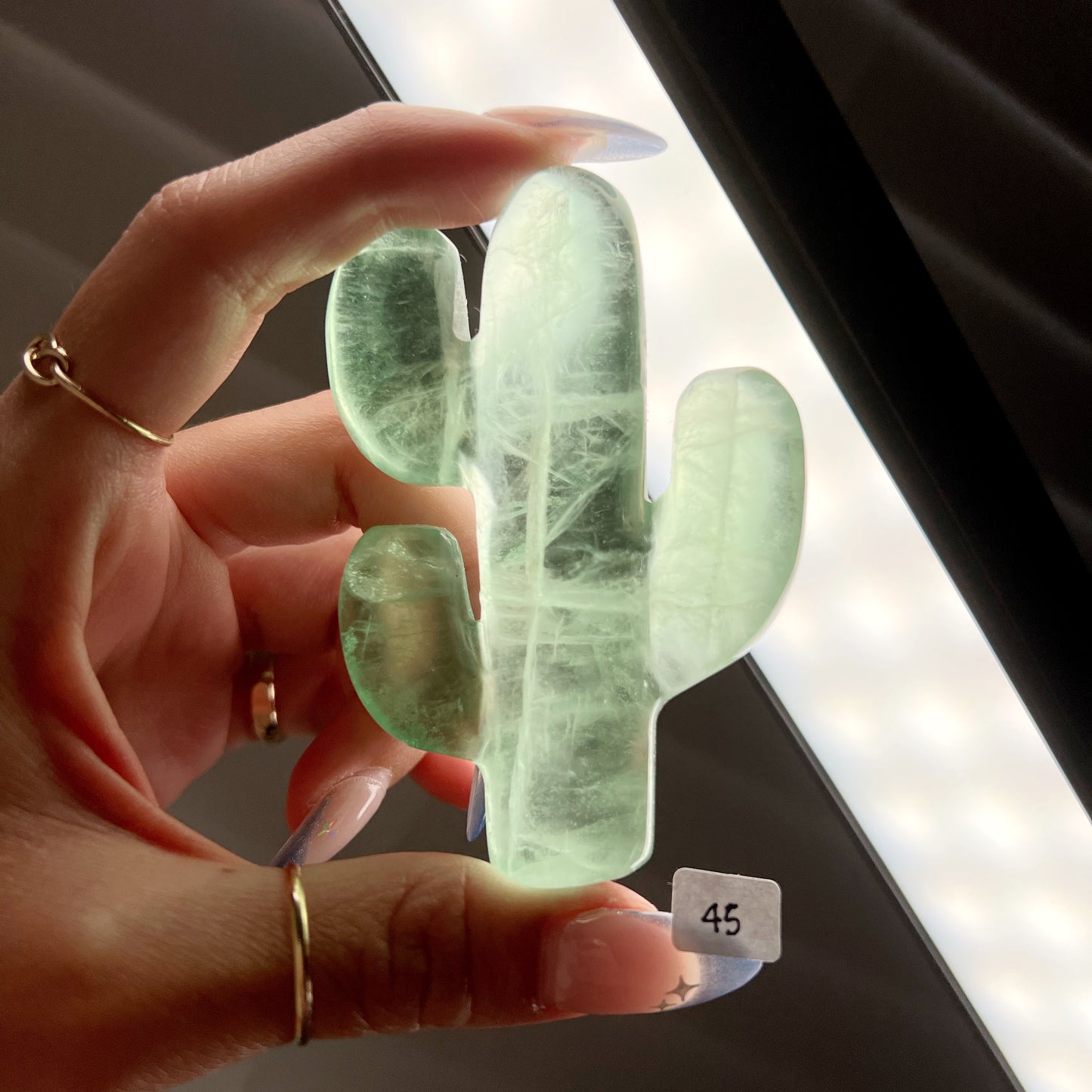 Green Fluorite Cactus